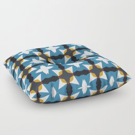 Geometrical Pop art eclectic decor style pattern  Floor Pillow