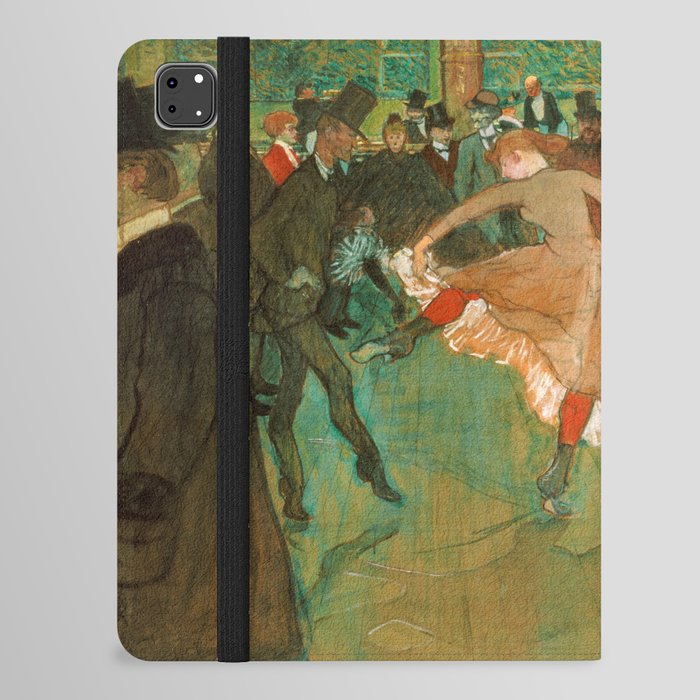 Toulouse-Lautrec - At the Rouge, The Dance iPad Folio Case