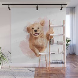 Golden Retriever Puppy Wall Mural