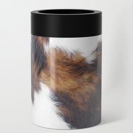 Kisses From The West Ver 2 - Faux Cowhide Print Can Cooler