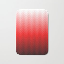 Red Waves Bath Mat | Pattern, Zyg, Zigzak, Tint, Modern, Abstract, Digital, Shape, Shapes, Classy 