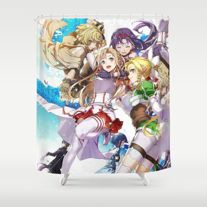 Sword Art Online 21 Shower Curtain