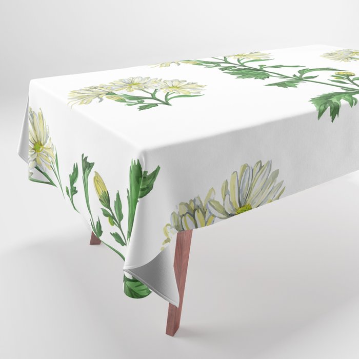 Green Plants Trees and Leaves Tablecloth
