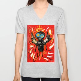 Angel V Neck T Shirt