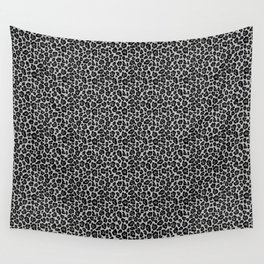 Gray Leopard Animal Print Wall Tapestry