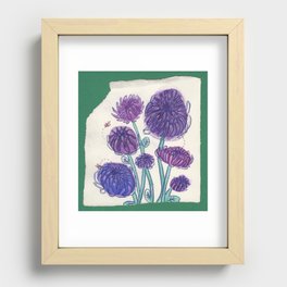 Chrysanthemums Recessed Framed Print