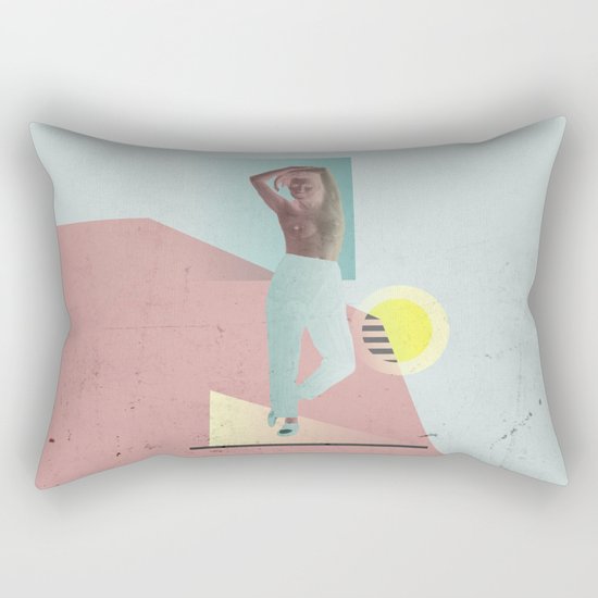 getting ready to party Rectangular Pillow