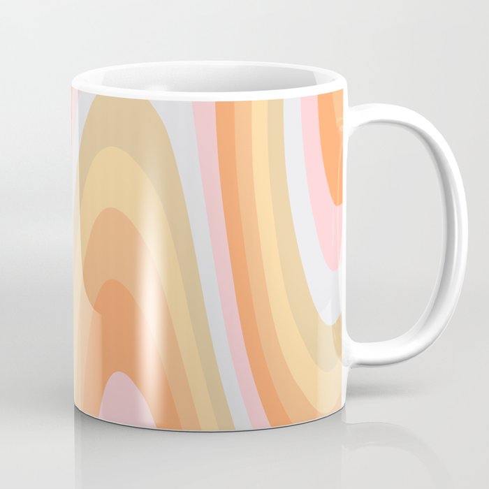 Wavy 70s Art Coffee Mug