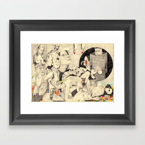 Mörder Framed Art Print