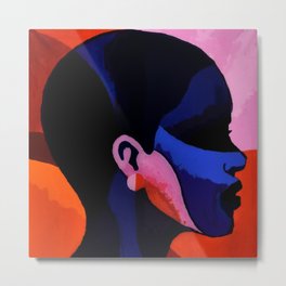 The Black Woman 1 Metal Print | Pop Art, Painting, Black, Blackwoman, Abstract, Self Taughtartist, Digital, Ebony, Woman, Africanamerican 