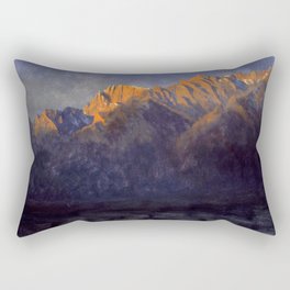 Sunrise in the Sierras - Albert Bierstadt Rectangular Pillow