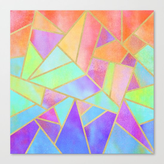 Rainbow Stone Canvas Print
