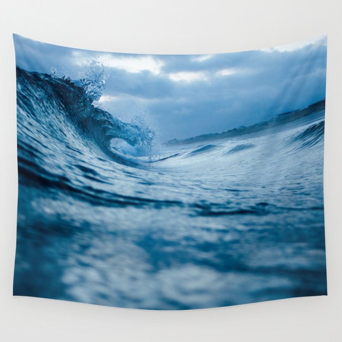 The Tide Always Comes Back Wall Tapestry