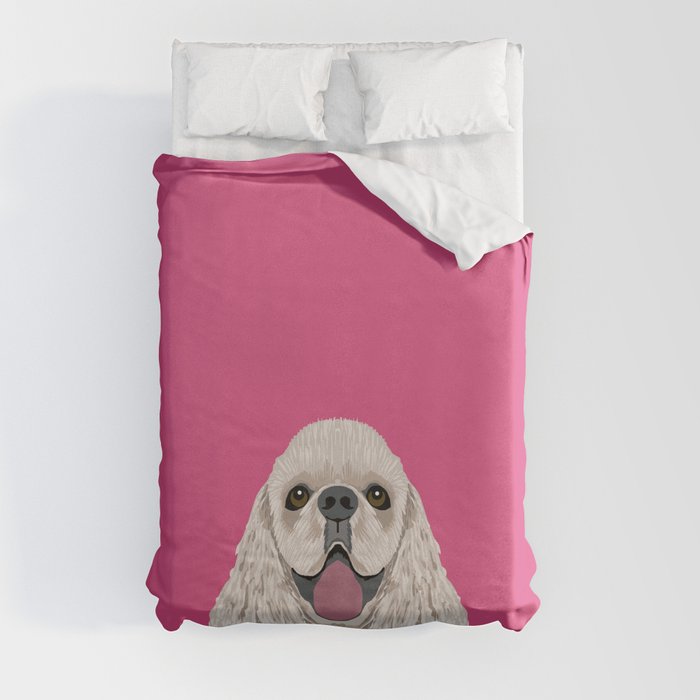 Harper - Cocker Spaniel phone case gifts for dog people dog lovers presents Duvet Cover