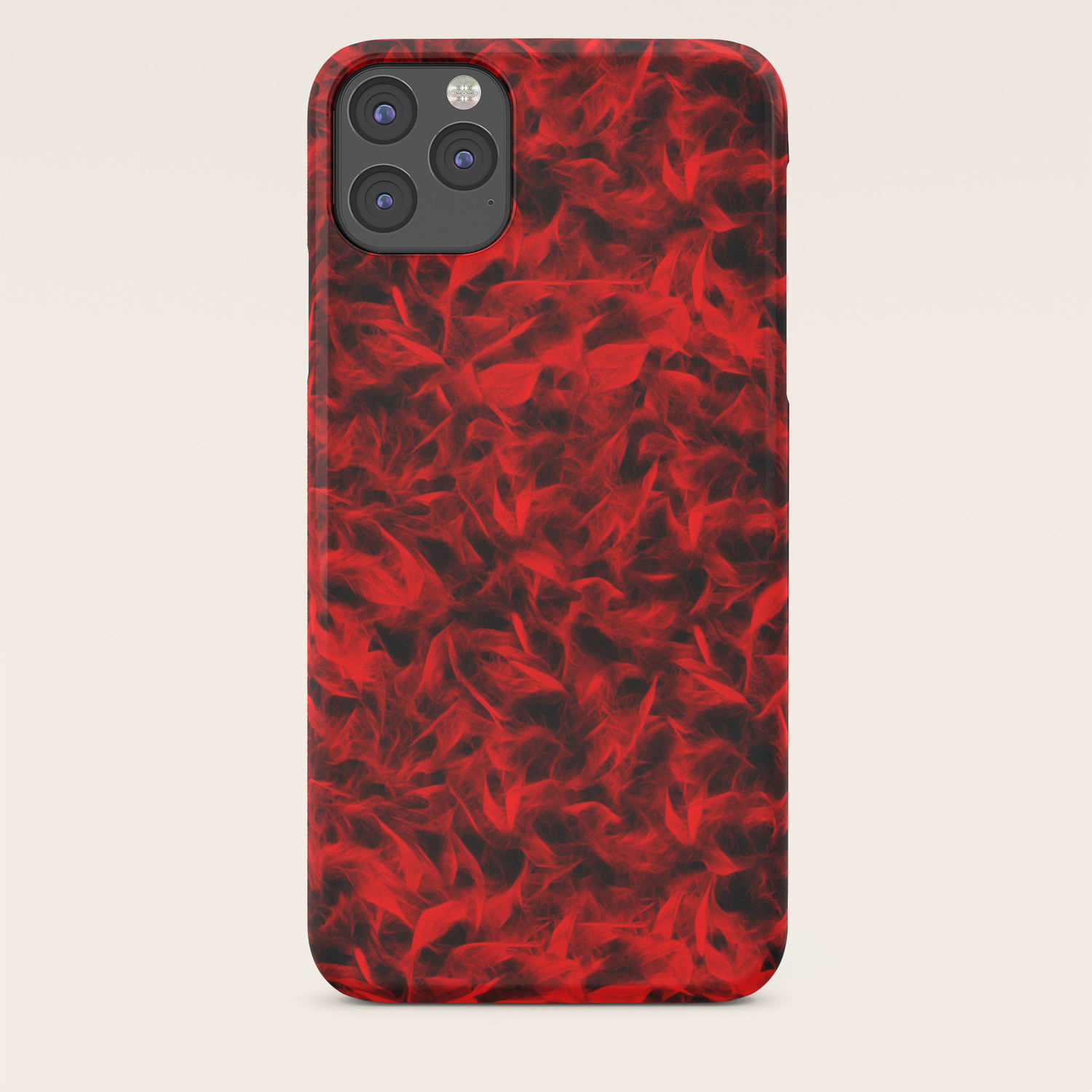 Red Feathers Background Iphone Case By Mikeaubry Society6