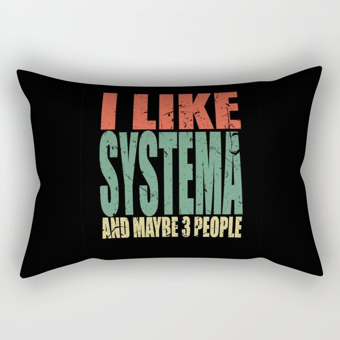 Systema Saying funny Rectangular Pillow