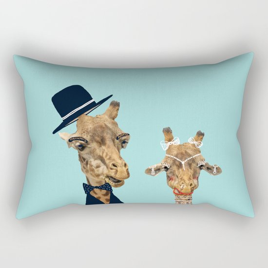 Funny Bride and Groom Rectangular Pillow