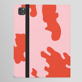 Bold Pink + Red Animal Print Spots iPad Folio Case