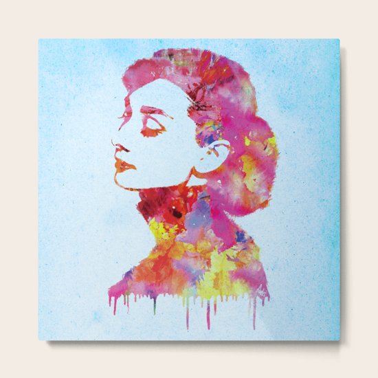 Audrey .2 Metal Print