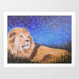 A Lion for Tiffany Art Print