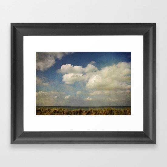 painted sky Framed Art Print