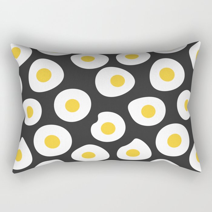 Egg Slice Pattern Rectangular Pillow