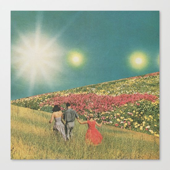 Towards the suns Canvas Print