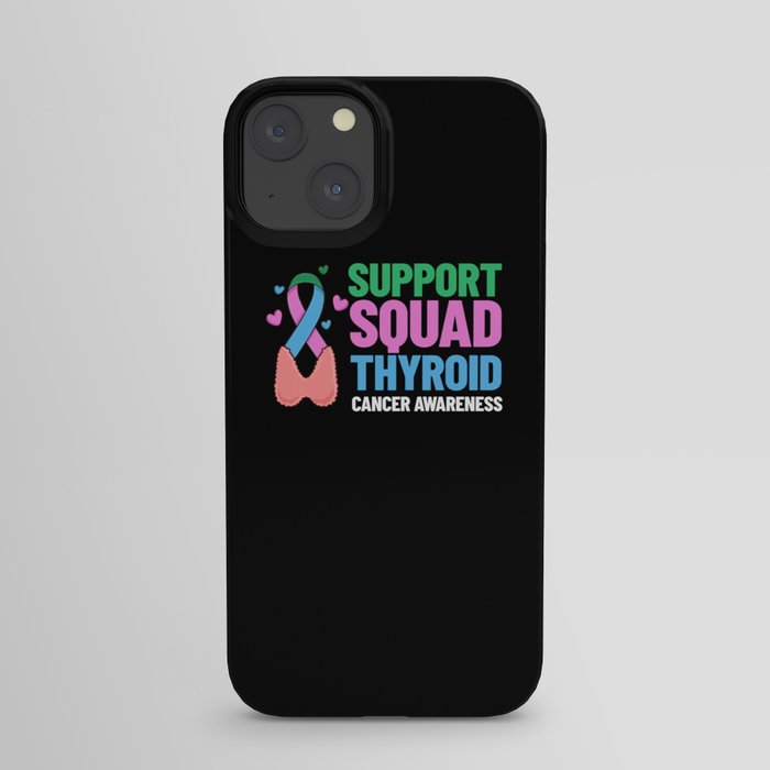 Thyroid Cancer Ribbon Awareness Survivor iPhone Case