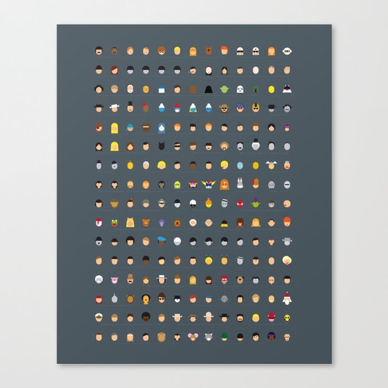 Famous Capsules - Nostalgia Canvas Print