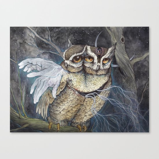 the Sleepless Night Canvas Print