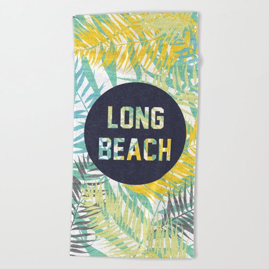 Long Beach Beach Towel
