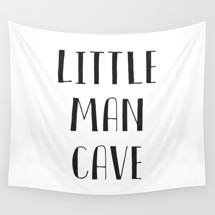 Little Man Cave Wall Tapestry