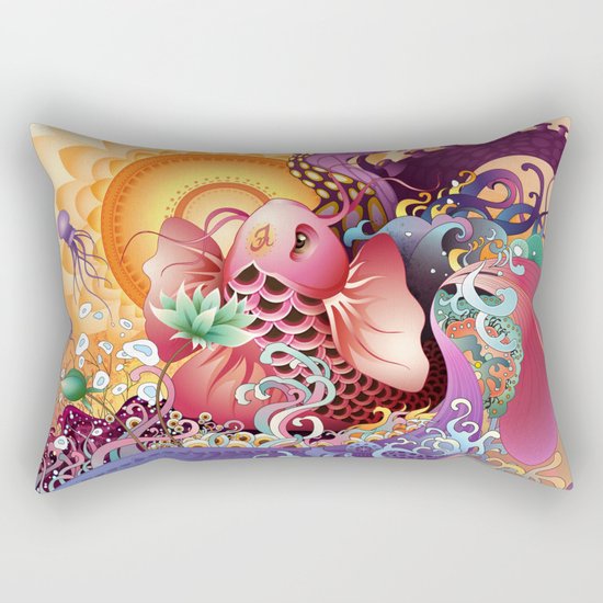 Koi Rectangular Pillow