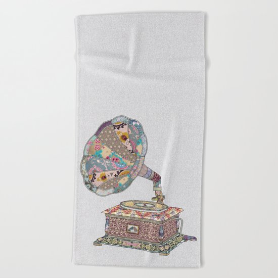 SEEING SOUND Beach Towel