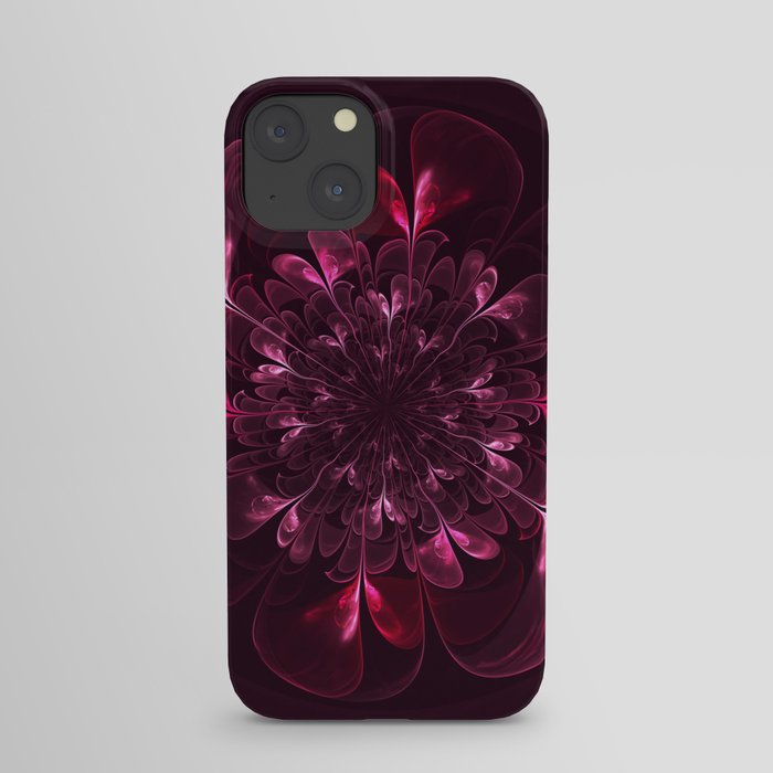 Flower In Bordo iPhone Case
