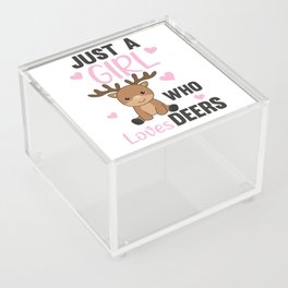 Just A Girl who Loves Deers - Sweet Deer Acrylic Box