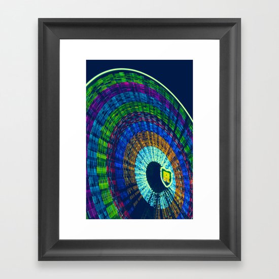Spin Framed Art Print