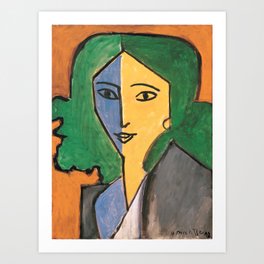 Henri Matisse - Portrait of Lydia Delectorskaya 1947  Art Print