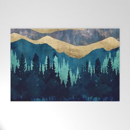 Blue Forest Welcome Mat