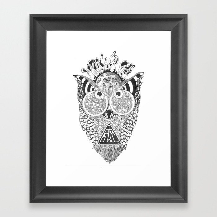 I am Owl Framed Art Print