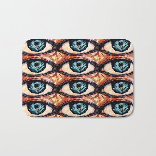 Watercolor Eye Bath Mat