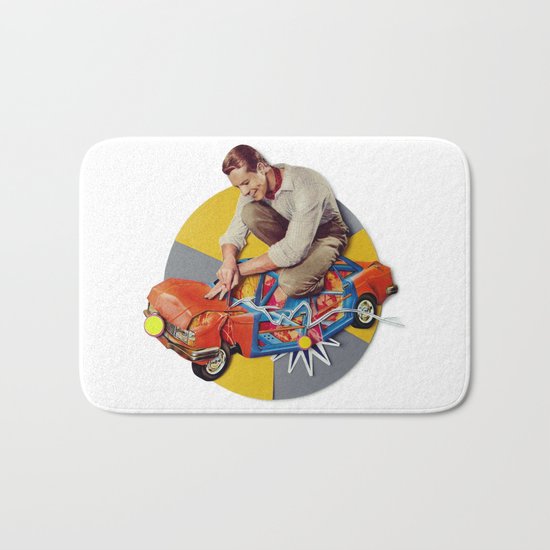 Mr Fixit | Collage Bath Mat