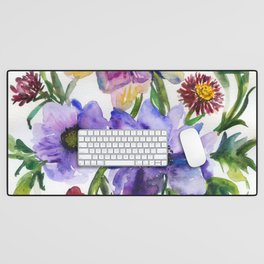 floral phrases: Absolutely Desk Mat
