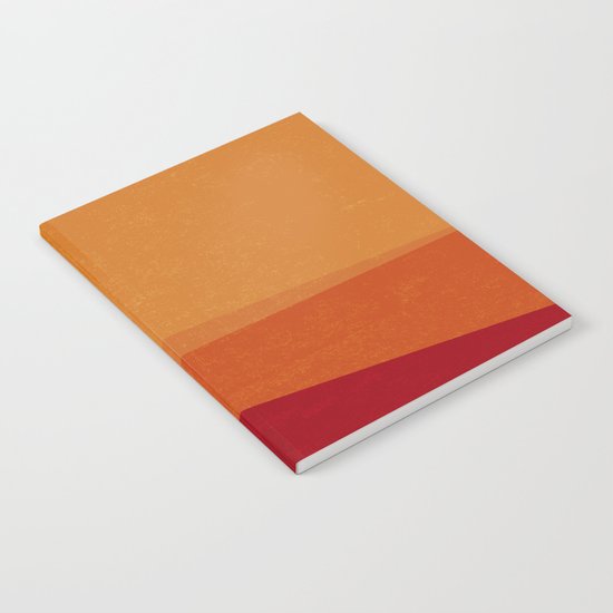 Stripe X Orange Peel Notebook