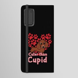 Dog Animal Hearts Cuter Than Cupid Valentines Day Android Wallet Case