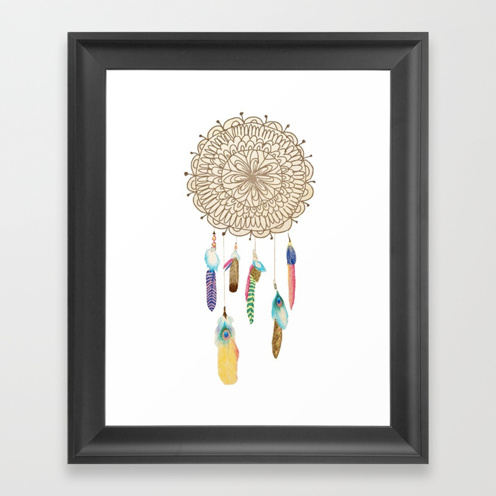 Dream Catcher Framed Art Print By Hannahtheurer Society6
