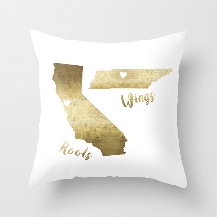 Roots Wings San Throw Pillow