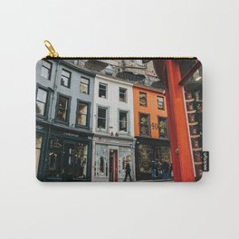 Diagon Alley - Edinburgh Victoria Street Carry-All Pouch | Autumn, Scotland, Photo, Architecture, Gothic, Magicstreet, Victoriastreet, Citystreet, Travelphotography, Edinburgh 
