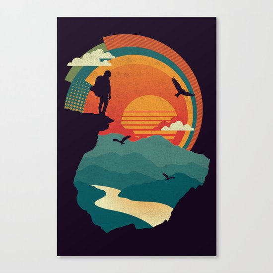 Cliffs Edge Canvas Print