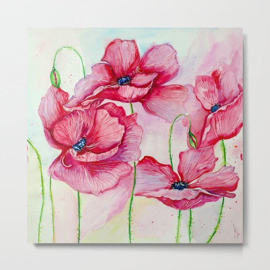 Poppies dance Metal Print